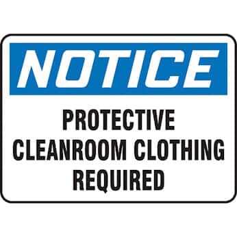 Authorized Cleanroom Accuform MCLR810VA Safety Sign Notice 10 x 14 Aluminum 10 x 14 COLE-PARMER Authorized Cleanroom Accuform MCLR810VA Safety Sign Notice 10 x 14 Aluminum 10 x 14 COLE-PARMER