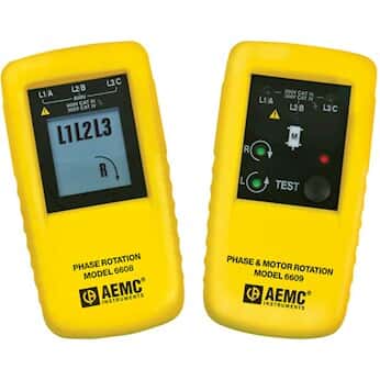 AEMC 2121.11 Phase and Motor Rotation Meter