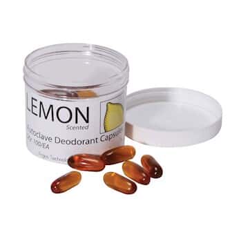 Argos Technologies Autoclave Deodorizers, Lemon; 100/Bottle