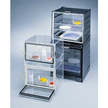 Bel-Art 42053-0000 Stackable desiccator; Polystyrene; exterior dimensions, 8 1/4