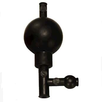 Cole-Parmer 50mL Silicone Pipette Filler - 3-Way Valve Aspirator Bulb