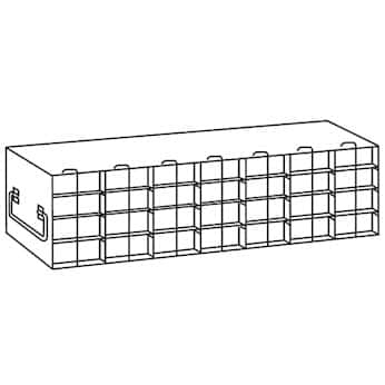 Cole-Parmer Upright Freezer Rack for 25-Place Slide Boxes, 7 x 4 Array ...