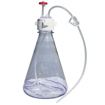 Cole-Parmer Single-Use Vented Flask, PC, 2000 mL; 6/Cs from Cole 