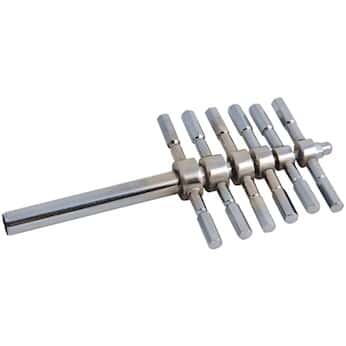 Cork Borer 6 Piece Set Plated Brass From Cole Parmer Canada