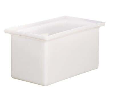 Cole-Parmer Rectangular Tank with Cover 18 L x 12 W x 12 H HDPE; 11 Gallon