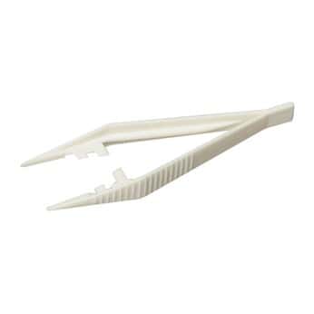 Glass-Filled Nylon Serrated Pointed Tip Forceps, 4.25