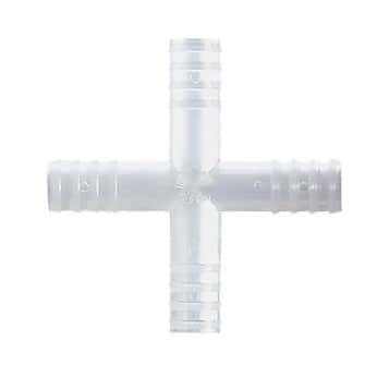 Cole-Parmer Barbed Fitting,Y-Connector,1//4 Tube ID,Kynar