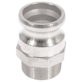 Male Cam X 2-in NPT(M) Adapter, SS (Stainless Steel)