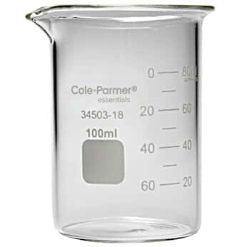 Always In Stock - Cole-Parmer Low-Form Beaker, Glass, Griffin