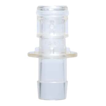 COLDER COUPLER: POLYPROPYLENE, ¼ IN, INSERT X TUBE, SHUT-OFF, 1 13/16