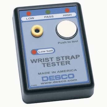 Desco 19240 Pass/Fail Wrist Strap Tester, 9 VDC