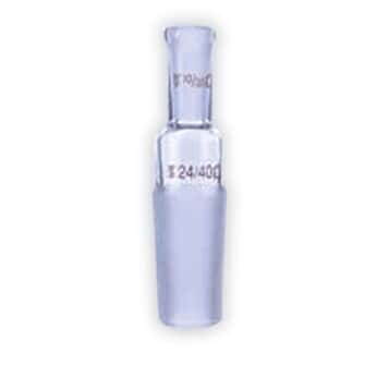 2 Borracce Kimble KIMAX 25285 Da 250 Ml In Vetro - Bollente Con Giunto 24/40 - Spedizione Veloce
