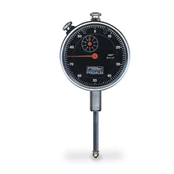 Fowler 1 Dial Indicator, White Face - 52-520-129 - MOTO GUZZI