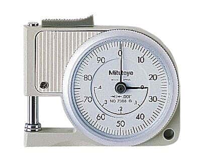 Mitutoyo 7308 Thickness gauge, 0 to 0.375" from Cole-Parmer Canada