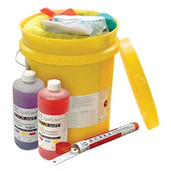 NPS Spilfyter Grab & Go Acid/Base Bucket Spill Kit