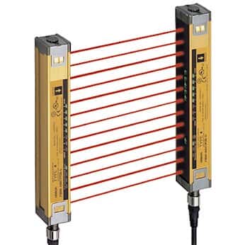 Omron F3sn A0757p25 Safety Light Curtain 13 Beam 217 Mm