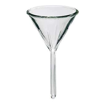 Pyrex 6180-75 Brand 6180 funnel; 75 mm top dia, 139 mm L, pack of 12 ...