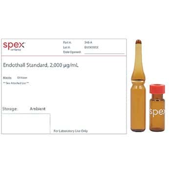 Spex CertiPrep 548-A Endothall Standard for US EPA Method 548, 2,000 µg ...