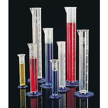 Nalgene 3663-1000 Polymethylpentene Graduated Cylinder With PP Base 1000mL Capacity