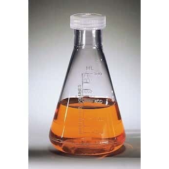 Nalgene 4108-1000 Polycarbonate 1000mL Erlenmeyer Flask with Polypropylene Screw Closure (Pack of 2)