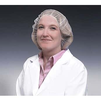 Total Source Nylon Hair Net Head Cover White 18 100 Bag From