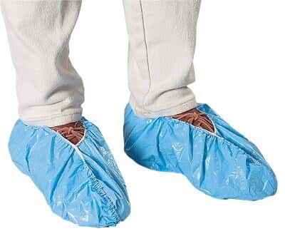 Total Source Polylatex Shoe Covers, X-Large; 300/Box (150 Pairs)
