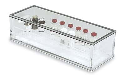 TrippNT 50140 Compact Desiccator with Perforated Tray, clear acrylic