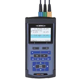 WTW 2FD45D Multi 3410 Multiparameter Meter with Sentix 940-3 and ...