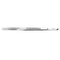Stainless Steel Tweezers, Straight Tip, Serrated, 152mm