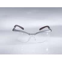 3M 11380-00000-20 Eyewear, Silver/Black frame, Clear lens