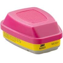 3M 60923 PACK Filter cartridge, Organic vapor/Acid gas; P100