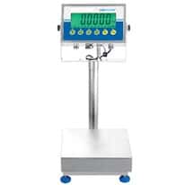 Adam Equipment GGS 35A Gladiator Industrial Washdown Scale, 35lb/16kg  x 0.002lb/1g, 9.8" x 9.8" Platform