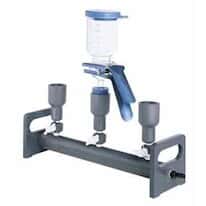 Advantec 313600 Vacuum Filtration Manifold; PVC, 6-Branch with 2-Way Valves
