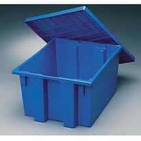 Akro-Mils 35-231 BLUE HDPE Lid for 06810-80, 2.6 cu ft Storage Tote Box