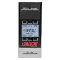 Alicat Mass Flowmeter with Display, 0 - 100 SCCM, Battery Operated