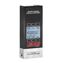 Alicat Mass Flowmeter with Display, 0 - 2 SCCM, Battery Operated