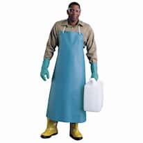 Ansell PVC-45G PVC/Nylon Aprons, 45" L X 33" W; 12/cs
