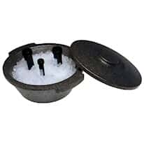 Argos Technologies PolarSafe® Ice Bucket with Lid, 2.5 L, Polystyrene, Black; Each