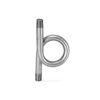 Ashcroft CPS4 Siphon Tube, Steel, 1/4" NPT(M)
