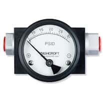 Ashcroft 11302.5 2-½" Economical Differential Pressure Gauges, 0 to 15 psid