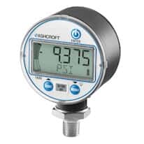 Ashcroft DG25 Digital Pressure Gauge with Backlight, 0 to 15 psi