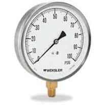 Ashcroft Weksler® 4.5" Contractor Pressure Gauge, 0 to 60 psi