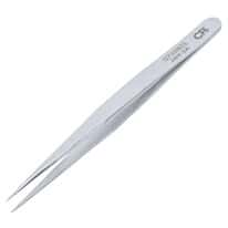 Aven Tools Precision Stainless Steel Tweezers, Straight Precise, Straight Tip, MM-SA, 130mm