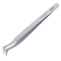 Aven Tools Precision Stainless Steel Tweezers, Tapered Pointed Ultra Fine Tips, 4-SA, 110mm