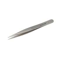 Aven Tools Precision Stainless Steel Tweezers, Set of 5 w/Wood Case