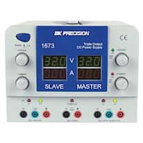 B&K Precision 1673 Triple output DC Power Supply, 32V/3A, 32V/6A, 5V/3A