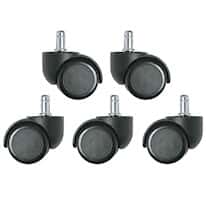Bevco 3850S/5 Hard Floor Caster for Plastic Base Chairs and Stools; 5/Pk Bevco 3850S/5 Hard Floor Caster for Plastic Base Chairs and Stools; 5/Pk