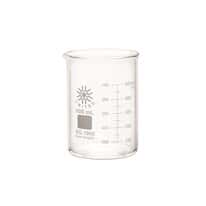 Borosil BG1000-600 Beaker, glass, low form, 600 mL, 6/pk