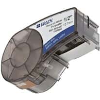 Brady M21-500-461 BMP 21 Label Cartridge; 1/2"W, Self-Laminating Poly, White