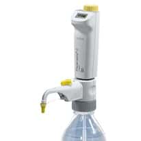 BrandTech Dispensette® S Organic Bottletop Dispenser, Digital Adjustable, with Recirculation Valve, 2.5-25 mL